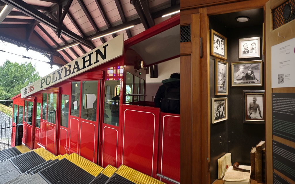 瑞士蘇黎世景點「蘇黎世理工學院」愛因斯坦書櫃