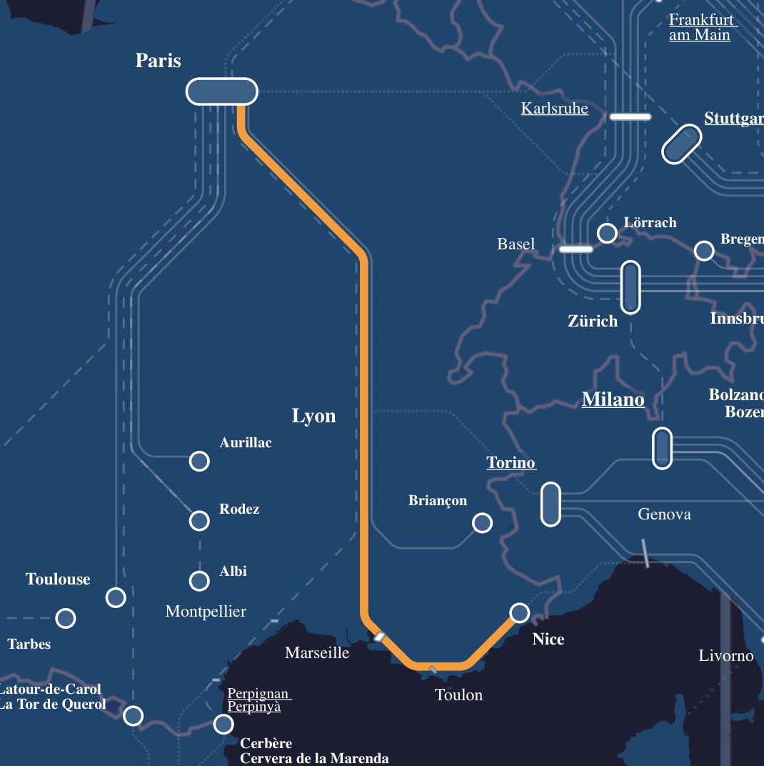 Paris Nice火車臥鋪